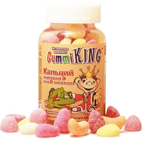 ГаммиКинг(GummiKing) витамин Д пастилки жевательные № 60
