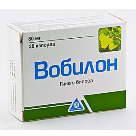 Вобилон форте капсулы 80/25 мг № 30