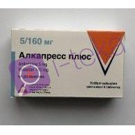 Алкапресс Плюс таблетки 5 мг/160 мг № 14